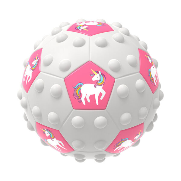 Pink Unicorn Football 3D Pop Its Ball Fidget Toy - Chieeon - Wholesale Toys  For Resale