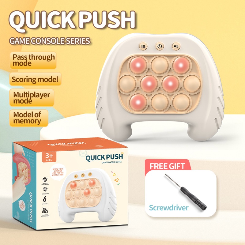 Quick Push Game Console Electric Pop Handheld Fast Push