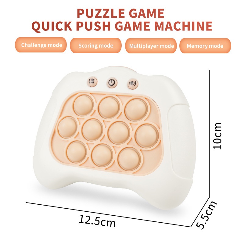 Pop Quick Push Game Electronic Light Up Fidget Console Machine 2