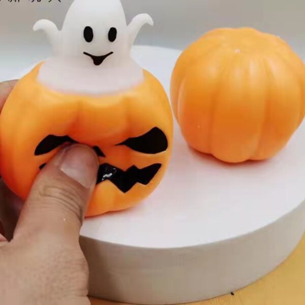 Pop Up Ghost Pumpkin Squishy Toy 1