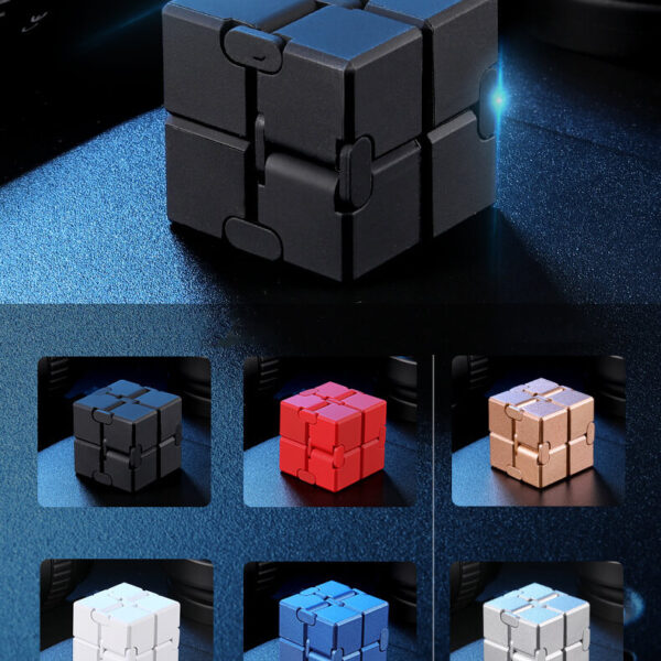 Premium Infinity Cube Aluminium Alloy Metal Fidget Toy 1
