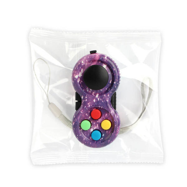 Purple Space 8 Fuctions Fidget Pad Game Controller Fidget Toy
