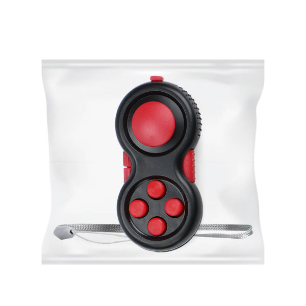 Red 8 Fuctions Fidget Pad Game Controller Fidget Toy