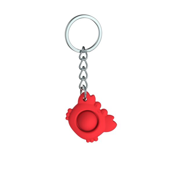 Red Crab Dimple Fidget Toy