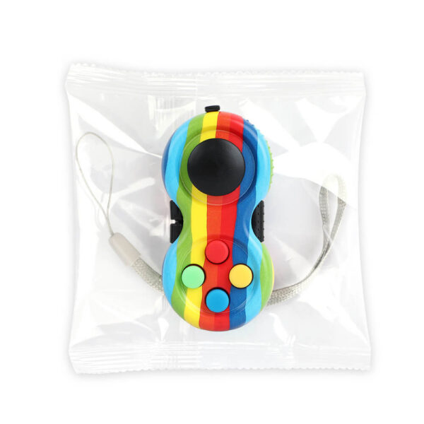 Stripe 8 Fuctions Fidget Pad Game Controller Fidget Toy