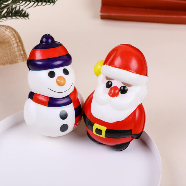 Wholesale Christmas Squishy Slow Rise Stress Relief Toy Party Favor Description Image 1