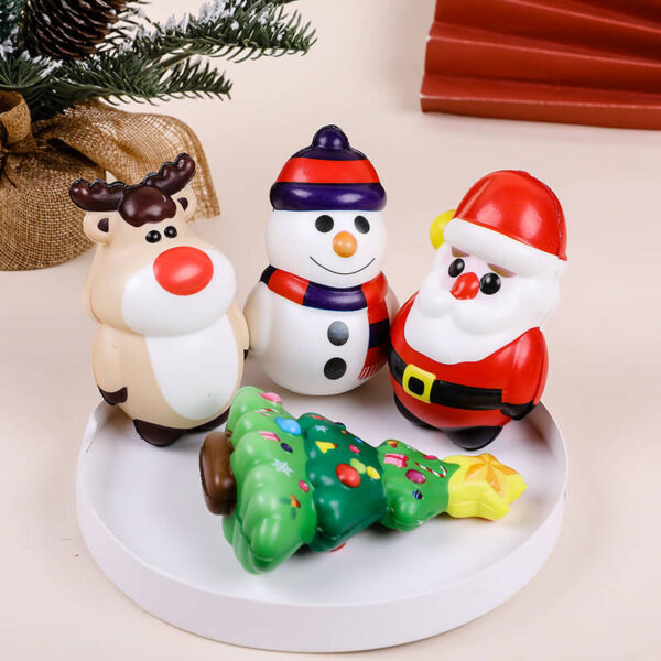 Wholesale Christmas Squishy Slow Rise Stress Relief Toy Party Favor Main image