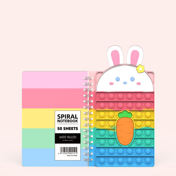Wholesale Easter Pop It Notebook Bunny Carrot Notebooks