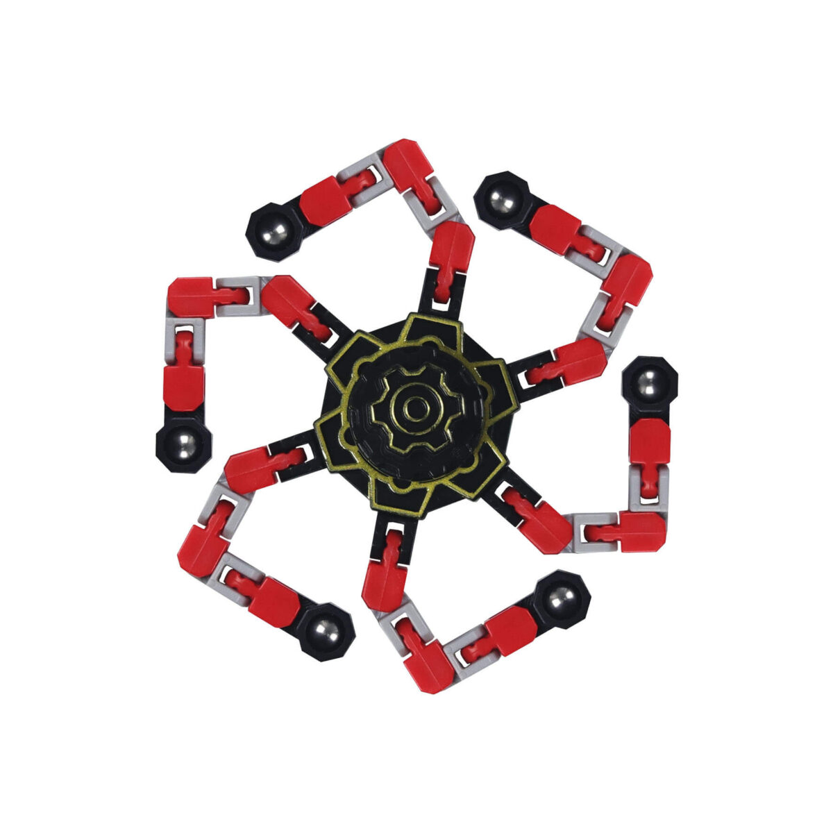 Wholesale Fidget Transformable Fingertip Spinners red