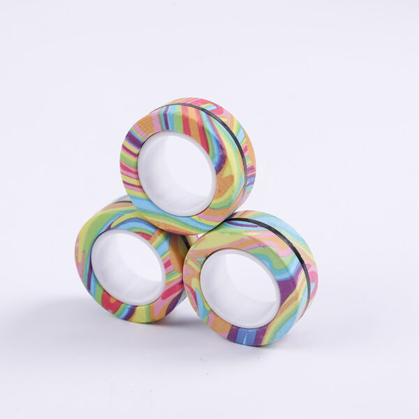 Wholesale Magnetic Rings Fidget Toy2 4