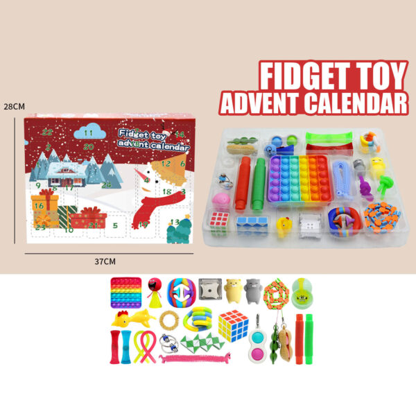 Wholesale fidget toy advent calendar 85127