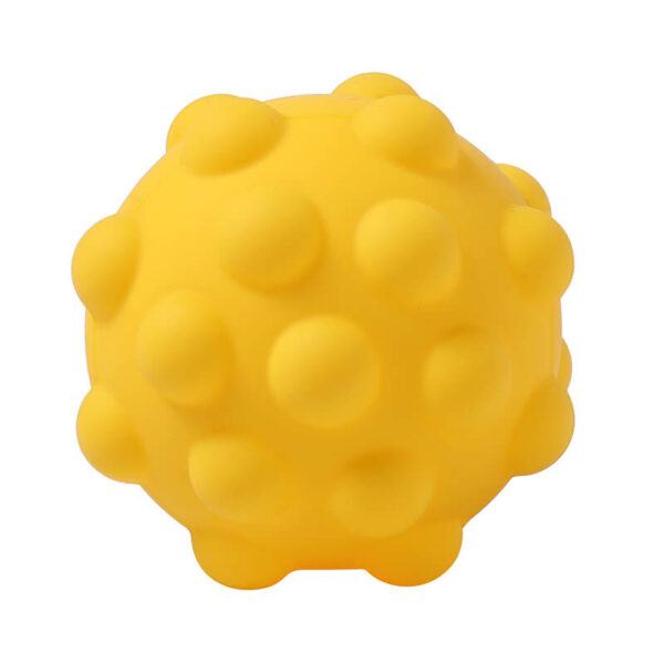 Yellow 3D Pop Its Ball Fidget Toy