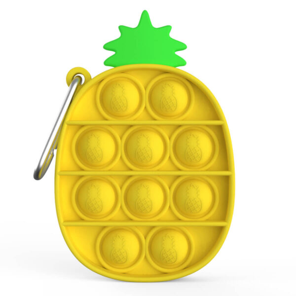 Yellow Pineapple Poppet Keychain