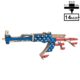 Variation picture for XC-G020H AK47 submachine gun. Star Spangled Banner
