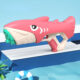 Variation picture for Electric shark water gun pink