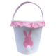 Variation picture for Lace Rabbit Basket - Pink