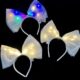 Variation picture for Glow Mesh Big Bow Headband White