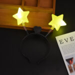 Variation picture for Five pointed star spring headband - yellow