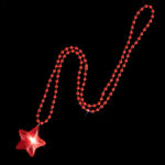 Variation picture for Red Five pointed Star Bead Chain Necklace