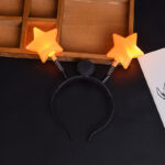 Variation picture for Five pointed star spring headband - orange