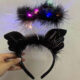 Variation picture for Angel headband-black colored lights