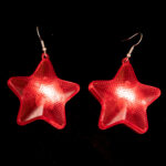 Variation picture for Red Five pointed Star Earrings