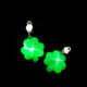 Variation picture for Solid colored clover ear clip