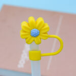 Variation picture for Silicone Chrysanthemum - Yellow Blue 10mm