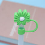 Variation picture for Silicone Chrysanthemum - Green White 10mm