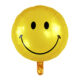 Variation picture for 18 inch round smiling face gold